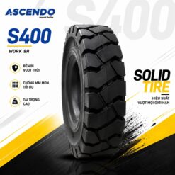 Lốp xe nâng bánh đặc 21x8-9 Ascendo S400